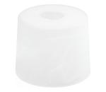 Náhradné sklo k lustru E27 pr. 13 cm biela