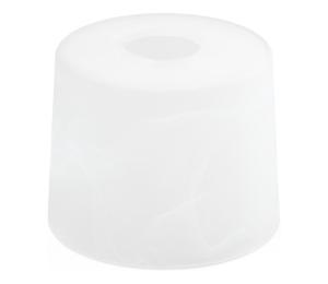 Náhradné sklo k lustru E27 pr. 13 cm biela