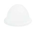 Náhradné sklo k lustru E27 pr. 19 cm biela