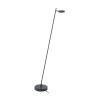 LED dobíjacia stojacia lampa Round Move, 1-svetelná čierna 142 cm CCT dim