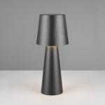 Núbijská stolová lampa, čierna, výška 40 cm, kov, E27