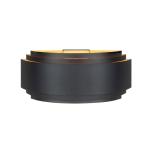 Nástenné svietidlo Sofia, čierne, šírka 30 cm, hliník, E14