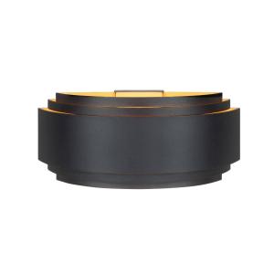 Nástenné svietidlo Sofia, čierne, šírka 30 cm, hliník, E14