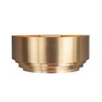 Nástenné svietidlo Elena, mosadz, šírka 30 cm, hliník, E14