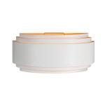 Nástenné svietidlo Sofia, biele, šírka 30 cm, hliník, E14