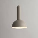 Vitrum cupola S závesné svietidlo, sivá, polkruhové, Ø 19 cm