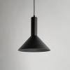 Vitrum kužeľové závesné svetlo, čierne, kužeľové, Ø 26 cm