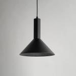 Vitrum kužeľové závesné svetlo, čierne, kužeľové, Ø 26 cm
