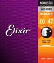 Elixir 11152 10/47 Nanoweb 12-string Bronze Light