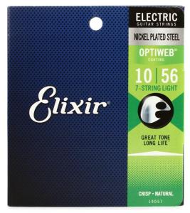 Elixir 19057 10/56 Optiweb 7-String Light