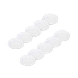 Prios LED stropné svietidlo Edwina, biele, 18 cm, sada 10 ks