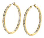 Lotus Style Kruhové náušnice z ocele Urban Woman LS2356-4/2