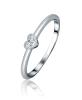 JVD Nežný strieborný prsteň so srdiečkom SVLR1205X61BI 54 mm