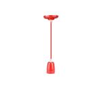 Napájací kábel 1xE27/60W/230V červená