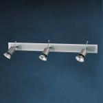 Zasklené nástenné bodové svietidlo SARA, 3-svetelné.