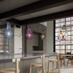 Závesné svietidlo Romeo 130 cm, priehľadné sklo