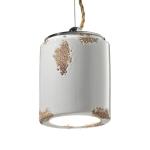 Vintage závesné svetlo C984 biele