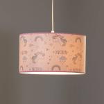 Závesné svetlo s motívom jednorožca, biele