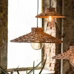 PR Home Závesná lampa Sari, tienidlo Lampakanay