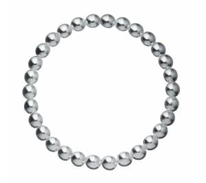 Evolution Group Elegantný perličkový náramok 56010.3 grey