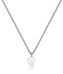 S`Agapõ Pánsky oceľový náhrdelník s lebkou Rebel SRB01