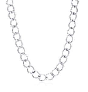 S`Agapõ Výrazný oceľový náhrdelník pre ženy Chunky SHK29