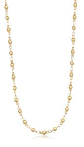 S`Agapõ Dlhá pozlátená retiazka s guličkami Chunky SHK89