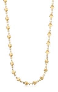 S`Agapõ Pozlátený srdiečkový náhrdelník Chunky SHK83