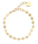 S`Agapõ Pozlátený peniažkový náramok z ocele Chunky SHK101