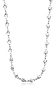 S`Agapõ Oceľový srdiečkový náhrdelník Chunky SHK78