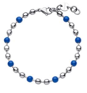 S`Agapõ Pánsky korálkový náramok z ocele Ripple SRP62