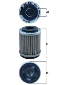 KNECHT Olejový filter OX 801