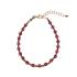 Alisia Korálkový náramok z pozláteného striebra a granátu AL4264-Oro-Granato