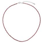 Evolution Group Korálkový náhrdelník s pravými granátmi 42012.3 garnet