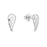 Evolution Group Strieborné náušnice anjelské krídla 61032