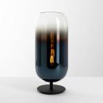 Stolná lampa Artemide Gople Mini, modrá/čierna