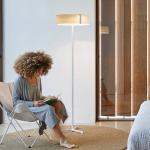 LED stojacia lampa LZF Thesis slonovinová kosť/slonovinová kosť