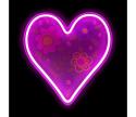 2Kids Toys 2Kids Toys - LED Neónová nástenná dekorácia LED/5W/USB srdce