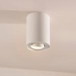 Arcchio stropné bodové svietidlo Jolina, okrúhle, biele, 13 cm, kov