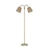 PR Home stojacia lampa Amy Cia Theo, farebná/mosadz, 150 cm, 2 svetlá.