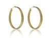 Marc Malone Výrazné kruhové náušnice Zoe Gold Earrings MCE23015G