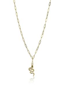 Marc Malone Pozlátený dámsky náhrdelník Lydia Blue Necklace MCN23022G