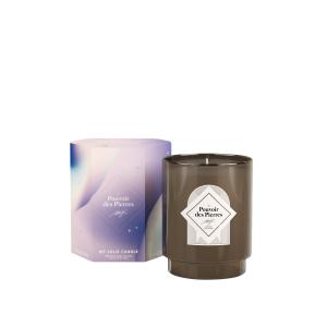 My Jolie Candle Vonná sviečka 50h náhrdelník s perleťou Le Pouvoir De Pierress Modrý Kvet 323024