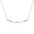 MOISS Minimalistický strieborný náhrdelník pre ženy N0000875