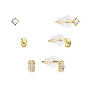 MOISS Pozlátená sada slušivých náušníc E0004886