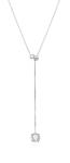 MOISS Strieborný náhrdelník s kubickým zirkónom ETERNITY N0001033