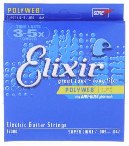 Elixir 12000 9/42 Polyweb Super Light