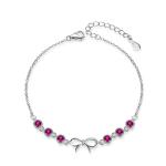 MOISS Pôvabný strieborný náramok s mašličkou B0000889