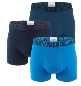 CRISTIANO RONALDO CR7 - boxerky 3PACK cotton stretch dark blue sport color - limitovaná fashion edícia 2025