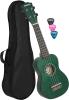 CASCHA HH 3963 Soprano Ukulele Green Set